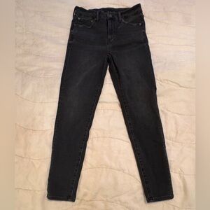 AE Luxe Super High-Waisted Jegging Size 8 Black Short Jegging
